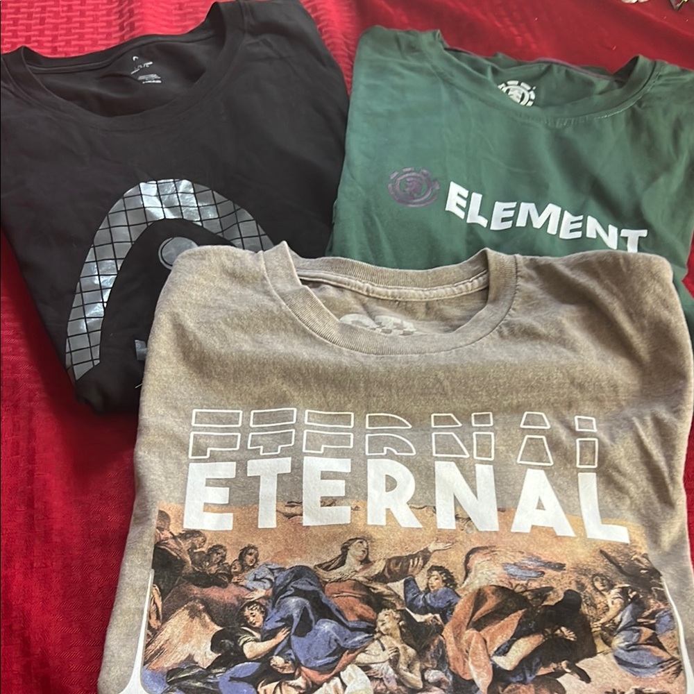 Element and Eternal Graphic T-Shirts Bundle